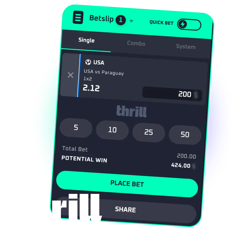 Explore diverse sports markets and enjoy Thrill sports betting in India today.