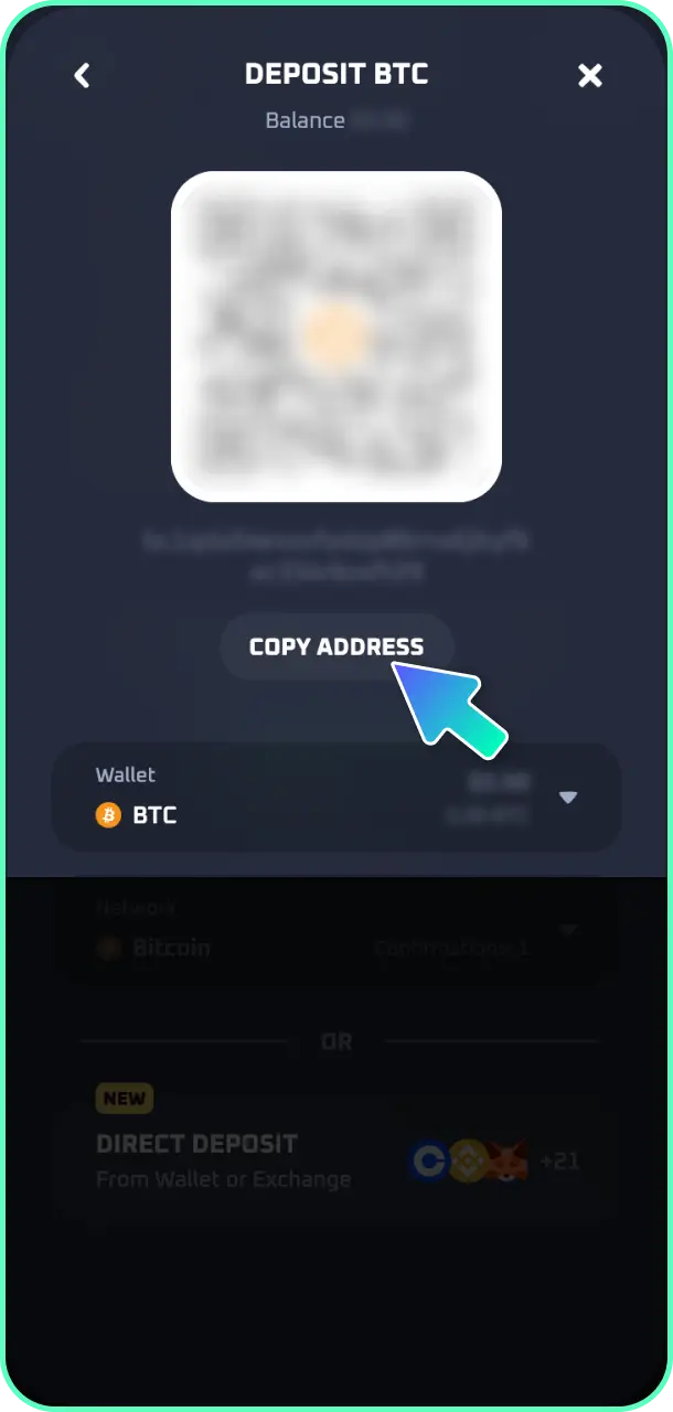 Review your entered transaction details and confirm the transaction inside Thrill deposit.