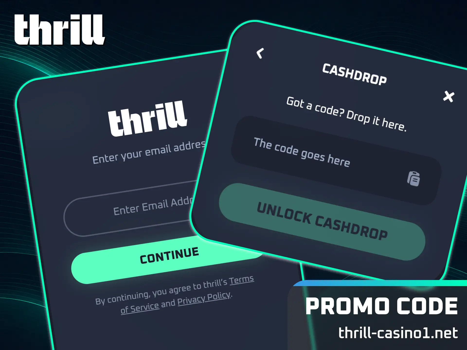 Check our simple guide on how to apply a promo code on the Thrill official website.