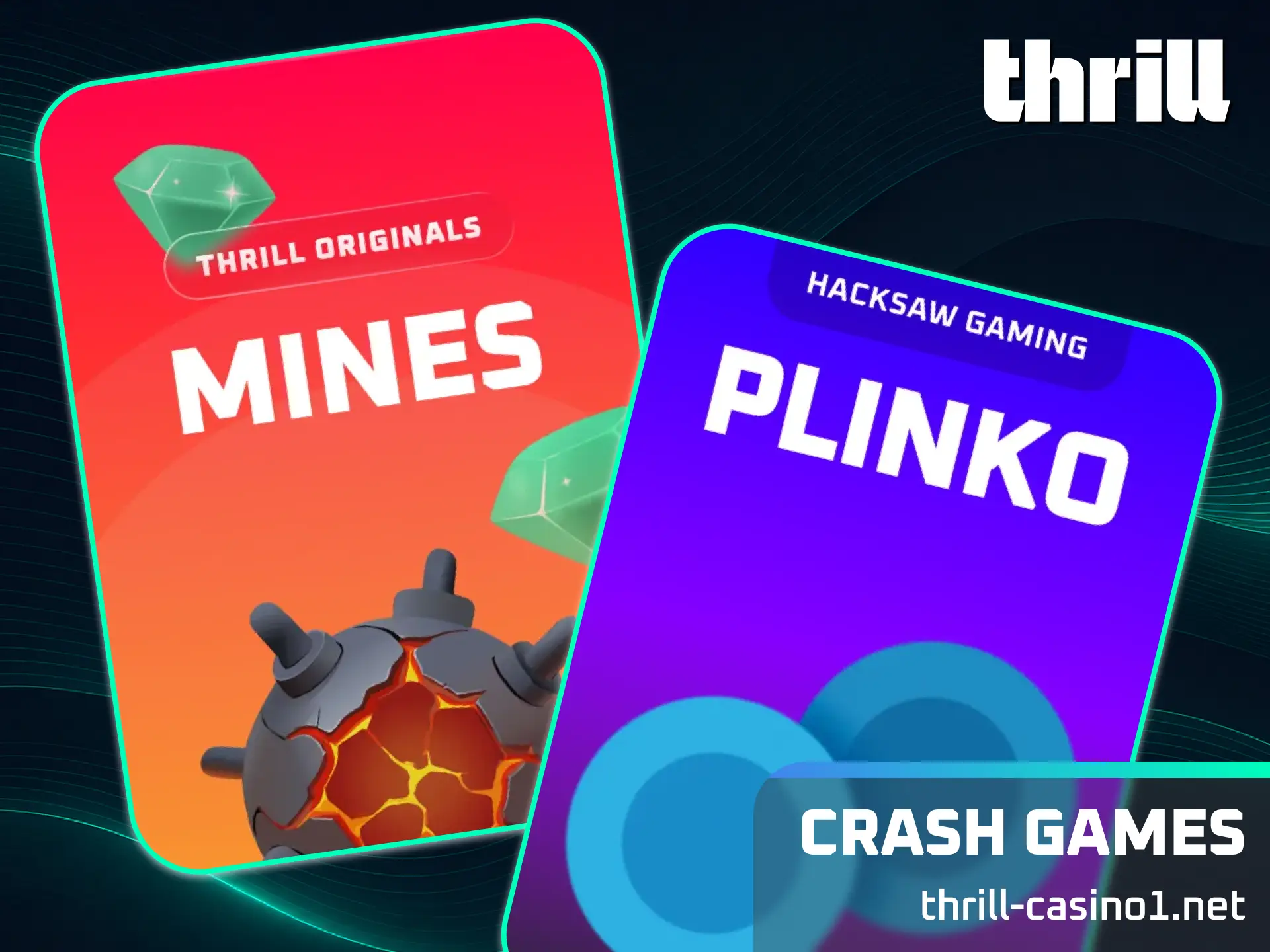Try fast-paced crash games for instant payouts on the Thrill slots page.