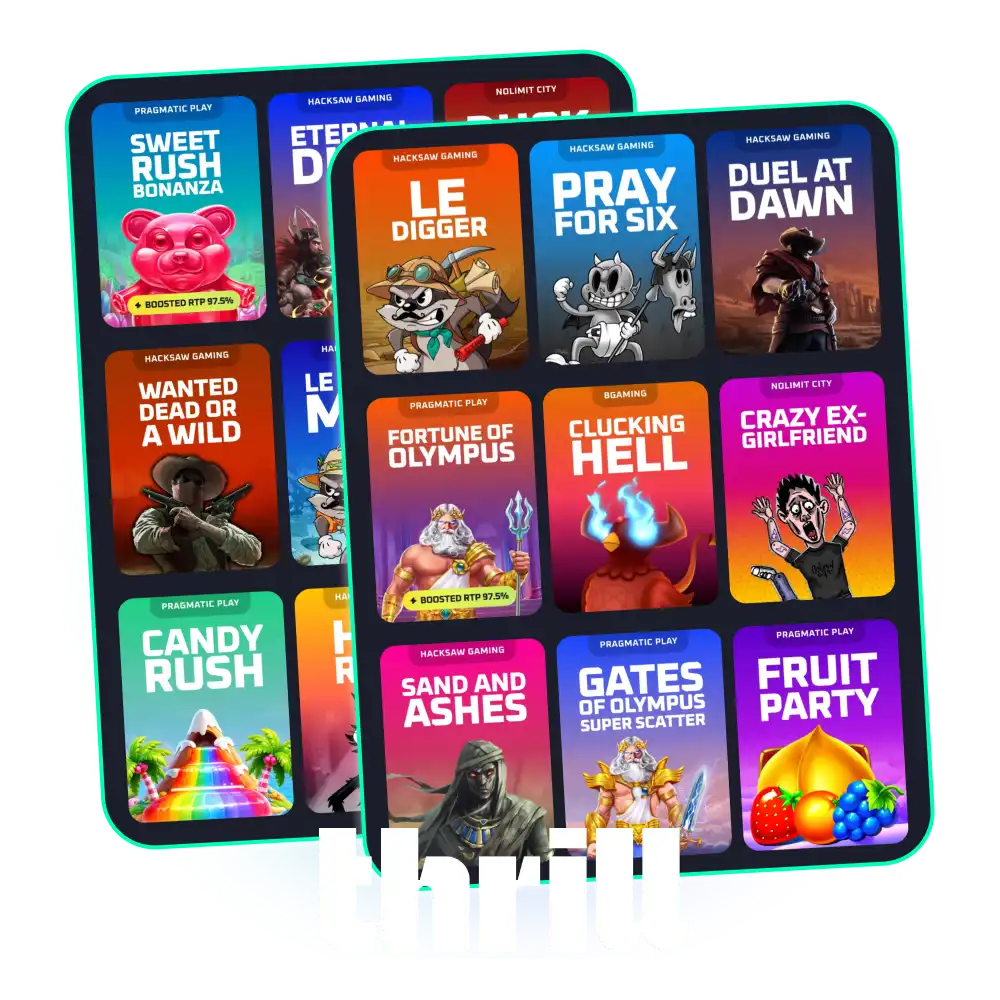 Explore the vast collection of Thrill slots featuring over eight thousand games for Indian players.