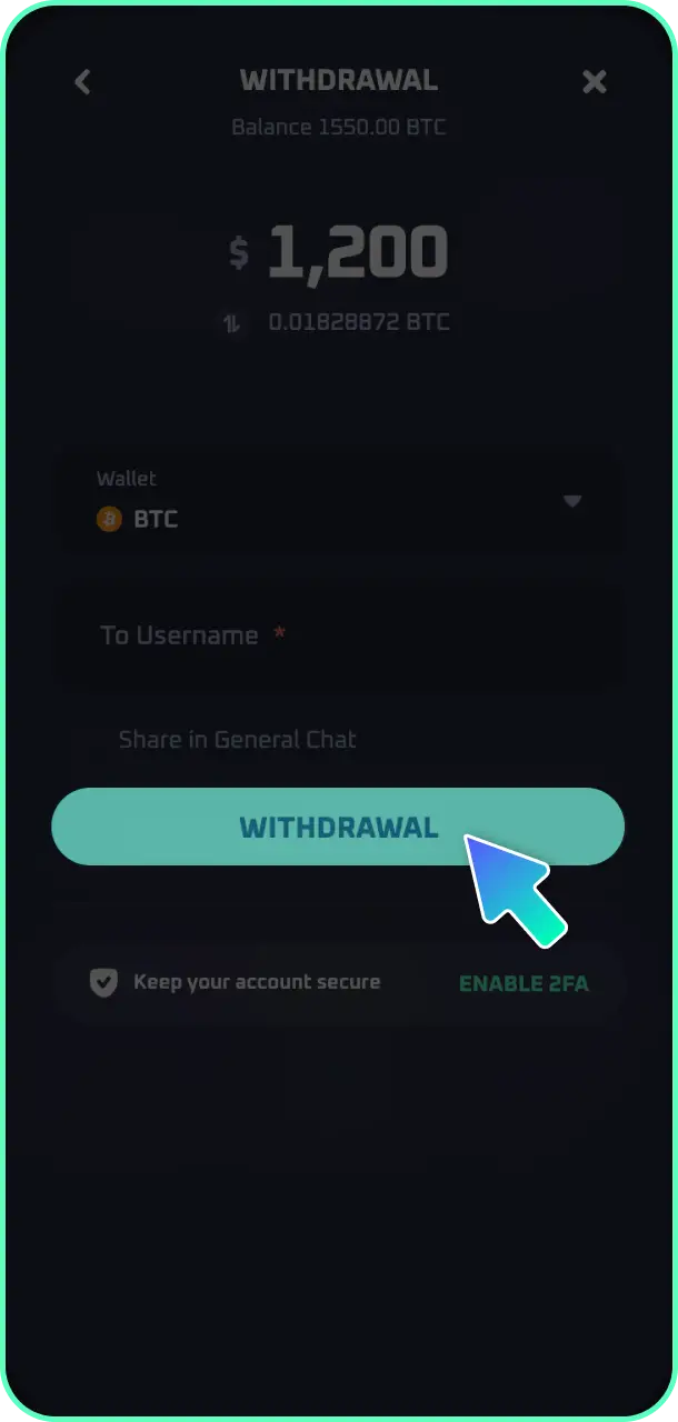 Double check all input data then confirm and submit your request at Thrill.